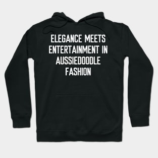 Elegance Meets Entertainment in Aussiedoodle Fashion Hoodie